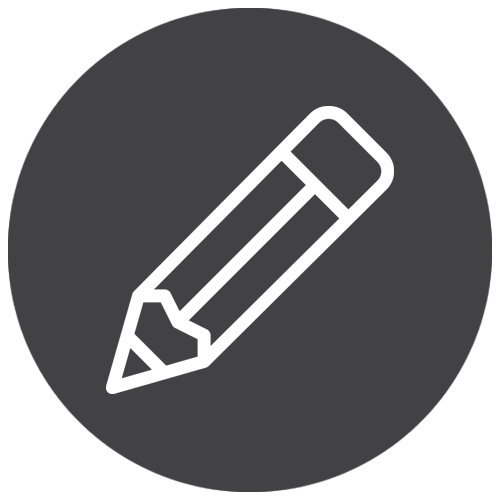 Handmade pencil icon